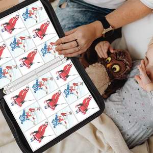Y Y อัลบั้มรูปหนัง PU แบบพกพาปรับแต่งได้พร้อมซิปสำหรับใส่บัตรสะสม - Product Image 3