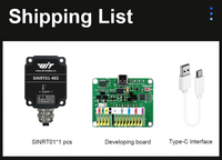 WitMotion SINRT01 Saklar Kemiringan Presisi Tinggi Dua-Axis IP67 Pengontrol Katup Solenoid Induksi Horizontal Sensor Digital