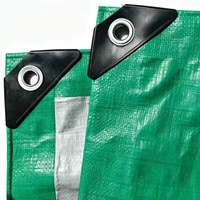 Bâche en PE durable et imperméable, tissée unie, abri de camping personnalisé enroulable, résistant au vent et à la pluie
