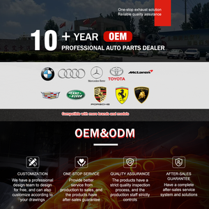 ระบบระบายไอเสีย catback ไทเทเนียมสำหรับ S4 Audi/S5 B9 <span class=keywords><strong>3</strong></span>.0T 2017-2024ท่อไอเสียหนีท่อ - Product Image 6
