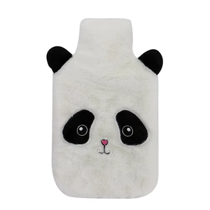 Bouteille d'eau chaude en caoutchouc, ml, vente directe d'usine, bon marché, housse en peluche de <span class=keywords><strong>panda</strong></span> - Product Image 1