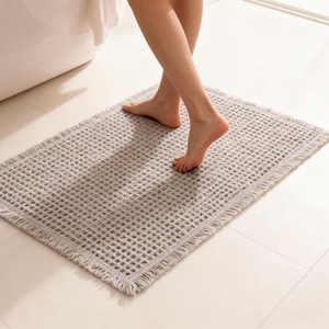 Alfombra de Baño Antideslizante FIGOO, Tejido Waffle Resistente para Uso Diario, Fácil Cuidado, Bajo MOQ, Directo de Fábrica - Product Image 2