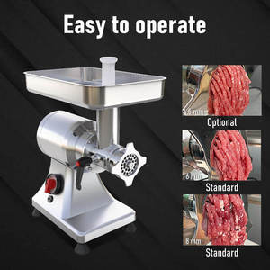 Hachoir à viande commercial Shanyou en acier inoxydable 304, garantie d'un an, idéal pour la cuisine - Nouvelle promotion ! - Product Image 2