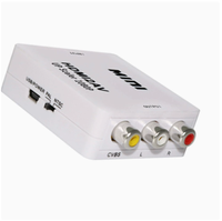 Convertidor HDMI a AV de Audio/Video al por Mayor para Decodificadores a Televisores Antiguos, Convertidor HDMI a AV de Alta Definición