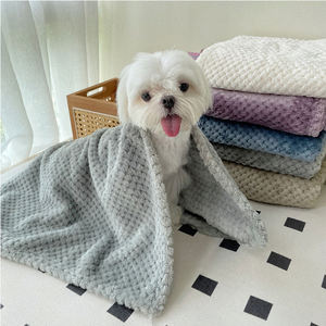 Couverture pour chien en polyester super doux et chaud, très populaire, serviette de <span class=keywords><strong>bain</strong></span> pour animaux de compagnie - Product Image 2