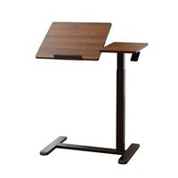Table de lit moderne réglable en hauteur, bureau d'appoint pour ordinateur portable, avec roulettes cachées, mobile, pour canapé, salon, appartement