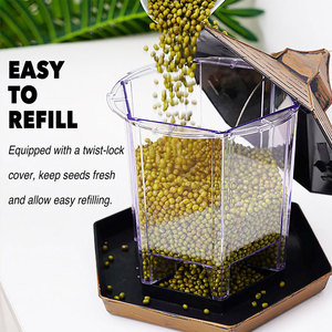 Bền Acrylic Trong Suốt Ngoài Trời Treo Gazebo-Hình Bird Trung Chuyển Phong Cách Công Suất Lớn Vườn Thực Phẩm <span class=keywords><strong>Container</strong></span> Cho Vật Nuôi Hoang Dã - Product Image 5