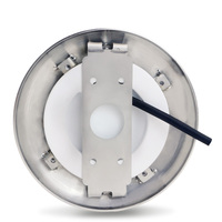 Vente en gros d'usine, lumière de piscine en acier inoxydable 316ss, 12W/18W AC/DC 12V IP68 LED avec télécommande, utilisation intérieure/extérieure