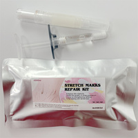 Kit de Réparation Vergetures Crème + Gel pour Traitement Professionnel en Salon Incluant les Soins Avant et Après