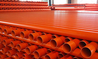 Tuyau flexible haute pression en C-PVC durable pour la protection des câbles haute tension, résistant aux hautes températures et ignifuge