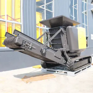 Broyeur à béton Crawler Mini Stone Rock Portable Diesel Mobile Jaw Crusher Machine