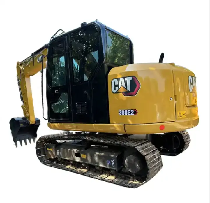 Excavadora sobre orugas de segunda mano Caterpillar de 8 toneladas excavadora CAT 308E2 original usada precio barato Cat 308 308E en stock