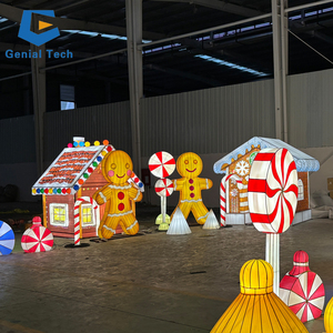 Esposizione della lanterna del Festival della casa di natale della decorazione della lanterna all'aperto del parco a tema SGL049 - Product Image 2