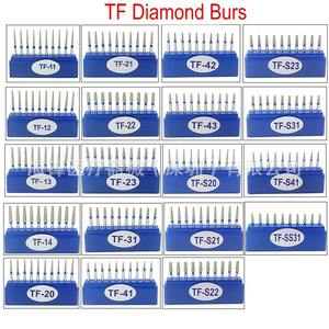 Tr Series <b>Dental</b> Burs Diamond High Speed <b>Handpiece</b> 1.0 Mm Head 1/8 In Shank Ce Certified For Adult Use - Product Image 2