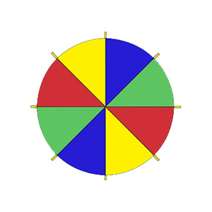 <span class=keywords><strong>Parachute</strong></span> arc-en-ciel en nylon multicolore pour <span class=keywords><strong>jeu</strong></span> de plein air, <span class=keywords><strong>parachute</strong></span> pour le travail d'équipe, diamètre 2m/3m/4m - Product Image 4