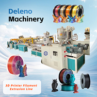 Ekstruder Filamen 3D Presisi Tinggi Sekrup Tunggal dengan Gearbox, Pompa Gir, dan Bantalan untuk Motor Lini Produksi Pipa ABS PLA