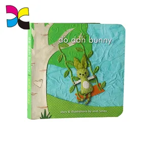 Cina a buon mercato all'ingrosso pagine a colori cartone per bambini stampa libro Baby Board book