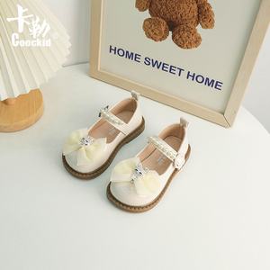 Nouvelles chaussures plates en cuir pour filles, style princesse avec nœud, semelle souple, pour l'automne 2024 - Product Image 6