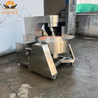 CE-gecertificeerde automatische industriële kookapparatuur 100L-600L capaciteit koperen kom ketel planetaire menging kookolie fabriek
