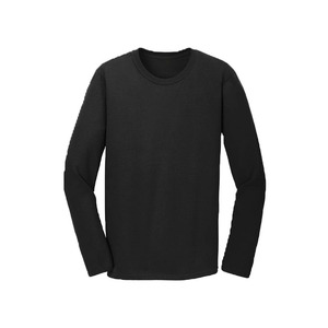 T-shirt Urbain Premium en Coton Uni à Manches Longues pour Homme, Silhouette Moderne, Streetwear Brodé, Tricoté, Écologique et Respirant - Product Image 1