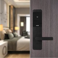 HUNE Smart Electronic Rfid Key Card Cerradura de puerta de hotel Hospitality Cerradura de puerta sin llave con software