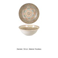 Bol Celest Ø 15 cm en Porcelaine Fine Premium, Impression Numérique, Porcelaine Rinart