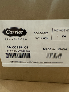 Pièces d'origine Carrier Transicold, alternateur 12 volts 70 ampères pour Carrier X2 /2100/2500 30-01114-06 30-00409-02 - Product Image 3