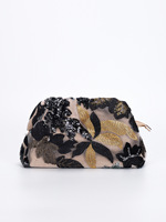 Pochette florale à sequins faite à la main, élégante pochette de soirée perlée pour femme, idéale pour mariage et fête, vente en gros OEM