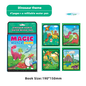 Özel diy çocuk kullanımlık hiçbir karışıklık çizim boyama doodle kitap kağıt suluboya boyama kitap çocuklar için sihirli su kitap - Product Image 5