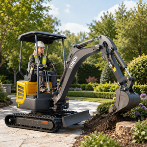 Mini Excavadora de 2 Toneladas, Pequeña Máquina Excavadora para Construcción y Jardinería, Capacidad de 2 Toneladas, Ideal para Tareas Pesadas de Jardinería Hy - Product Image 4