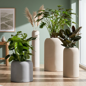 Maceta Decorativa de Fibra de Vidrio Contemporánea para Exteriores, Maceta Grande para Plantas de Jardín, Contenedor para Plantas para el Hogar, Villa, Resort, Hotel, Paisajismo - Product Image 1