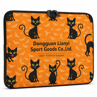Housse pour ordinateur portable en néoprène avec étiquette personnalisée, pochette pour ordinateur portable de 13, 14, 15,6 pouces pour le rangement des tablettes, fabricant