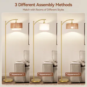 Gold <b>Floor</b> <b>Lamp</b> Fishing <b>Floor</b> <b>Lamp</b> Plug in <b>Floor</b> <b>Lamp</b> Luxury Designer <b>Floor</b> <b>Lamp</b> Decorative <b>Floor</b> <b>Lamp</b> for Living Room - Product Image 3
