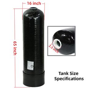 Filtre à eau en réservoir FRP de qualité alimentaire certifié NSF 1665, prix d'usine, avec 125/150 psi pour système de filtration d'eau adoucisseur commercial - Product Image 2