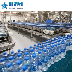 Ligne de production complète automatique de remplissage d'eau minérale potable de A à Z Machine de remplissage d'eau en bouteille