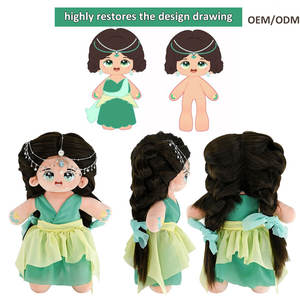 Özel Plushies üretici egzotik tarzı lüks peluş OC bebek Charm özel 40cm pamuk oyuncak bebek giysileri mücevher elbise aksesuarları - Product Image 4