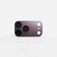 360 °   Protection d'objectif de téléphone portable en métal à couverture intégrale pour iPhone 16 17 18 Pro Max