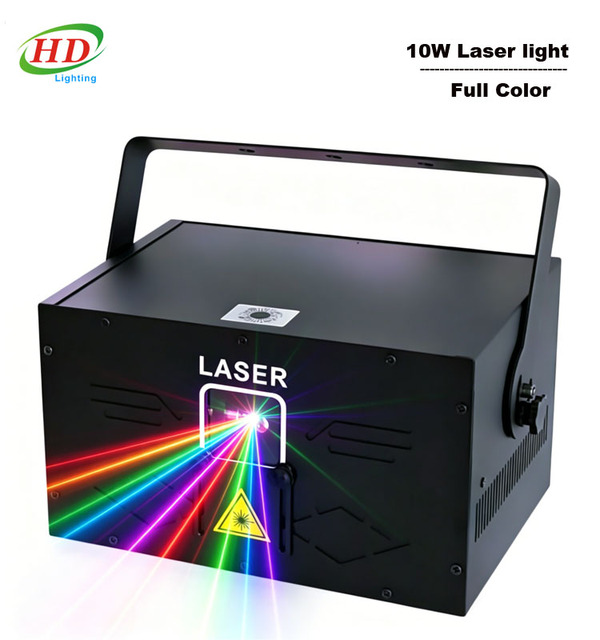 New Product Ideas 2026 Club LED Laser Light Full Color 10W RGB DMX512 Stage Laser Lights for Wedding DJ Parties