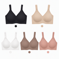 Bralette con Tirantes Ajustables y Transpirables, Copa 3/4, Tirantes Anchos, Talla Grande, Directo de Fábrica
