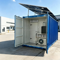 Sistem Penyimpanan Energi Surya Kontainer Mobile 20ft, Panel Surya Lipat, Pembangkit Listrik Kontainer, Baterai Surya Off Grid