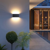 Applique murale LED IP65 pour extérieur, balcon, véranda, jardin, allée, éclairage décoratif, lampe de chevet intérieure en aluminium AC110V 220V