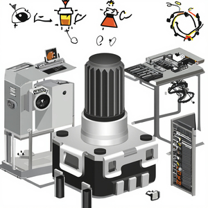 Soundwell EC06 EC12 EC16 Serisi Döner Enkoderler, 6mm 12mm 16mm Mil Mikro Enkoder - Product Image 3