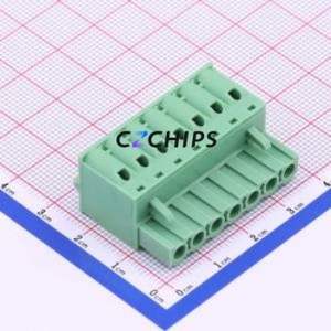 KF2EDGKD-5.0-7P Plug-in Terminal Block P=5mm Connector ( Connector Type: Plug )( Construction: 1x7P )( Pitch: 5mm ) - Product Image 1