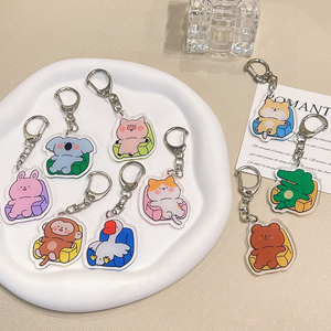 Llavero de acrílico con diseño de anime, colgante de dibujos animados, ligero, a la moda, para bolso, ideal para promoción, regalo, venta al por mayor - Product Image 1
