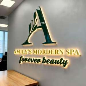 Factory Price Custom 3d logo Name Channel Backlit Letter Sign Building Signage Outdoor Led Shop Sign Board Led Illuminated Sign - Product Image 5