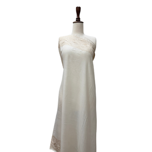 Custom Machine Embroidered <b>Shawls</b> Large One Side Border Premium Soft Fabric OEM ODM Private Label Manufacturer Shahid Sons - Product Image 2