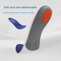 Semelles de golf en TPU avec soutien de la voûte plantaire, semelles de sport confortables, respirantes, absorbant les chocs, inserts de chaussures pour la course à pied et l'usage quotidien