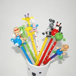 Regalo Promocional Más Vendido, Útiles Escolares de Madera, Lápiz Creativo con Dibujos Animados para Niños y Estudiantes - Product Image 3