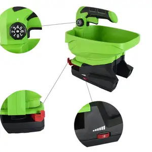 7.2V/18V/20V Cordless Handheld Seeder Electric Seed Fertilizer Spreader Variable Speed Fertilizer USB Hand Seeder Spreader