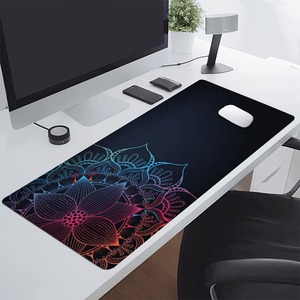 Vibrant Gradient Mandala Design Stylish Cool PC Gaming Mouse Pads Gamer Mats Teclado Pad Mat <strong>Laptop</strong> Office Carpet 900X400 - Product Image 2